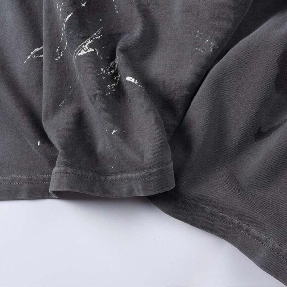 CPFM.XYZ Smiley Face Washed Short Sleeves Gray - Picture 7 of 9